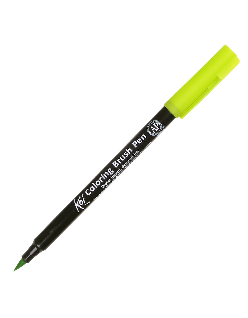 Sakura - Koi Coloring Brush - Yellow Green - XBR-27