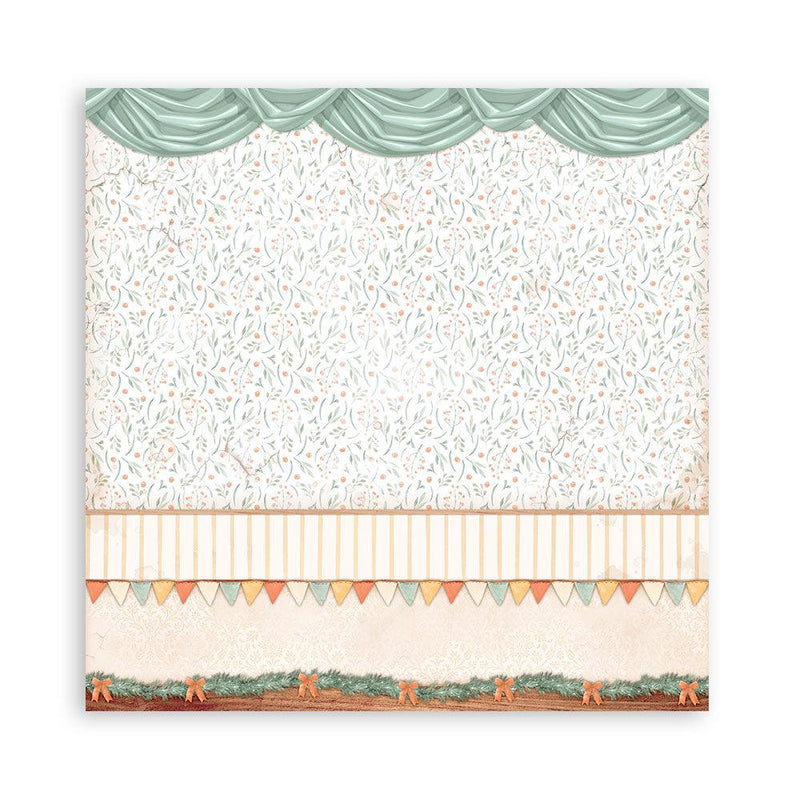 Scrapbooking Pad 10 Sheets 12"x12" - All Around Christmas - Root & Company