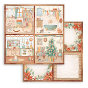 Scrapbooking Pad 10 Sheets 12"x12" - All Around Christmas - Root & Company