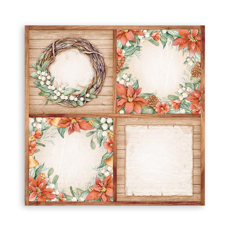 Scrapbooking Pad 10 Sheets 12"x12" - All Around Christmas - Root & Company