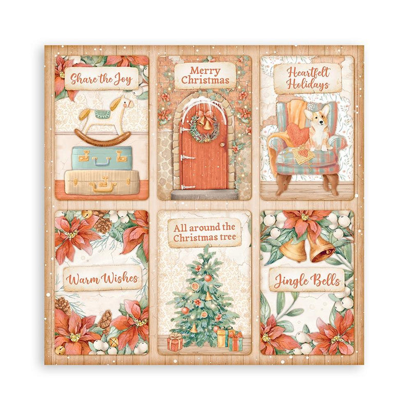 Scrapbooking Pad 10 Sheets 12"x12" - All Around Christmas - Root & Company