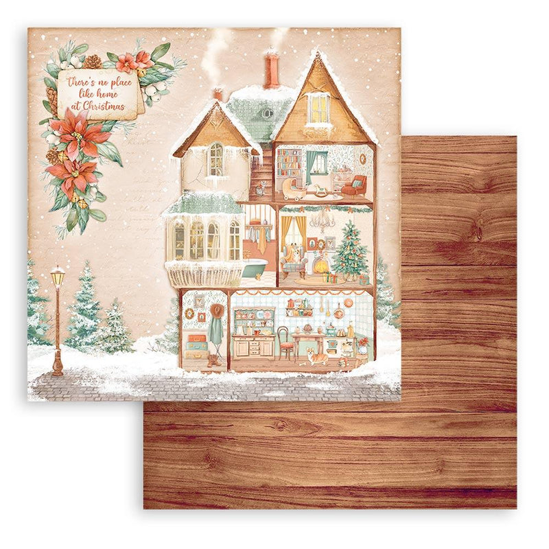 Scrapbooking Pad 10 Sheets 12"x12" - All Around Christmas - Root & Company