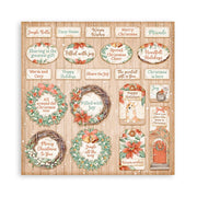 Scrapbooking Pad 10 Sheets 12"x12" - All Around Christmas - Root & Company