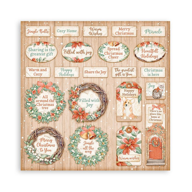 Scrapbooking Pad 10 Sheets 12"x12" - All Around Christmas - Root & Company