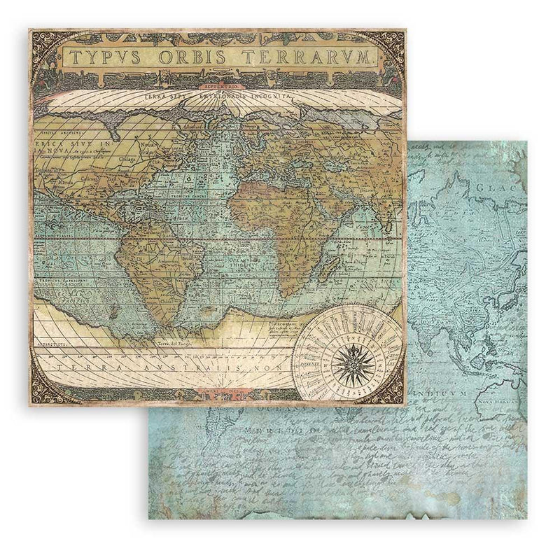 Scrapbooking Pad 10 Sheets 12"x12" - Around the World - Root & Company
