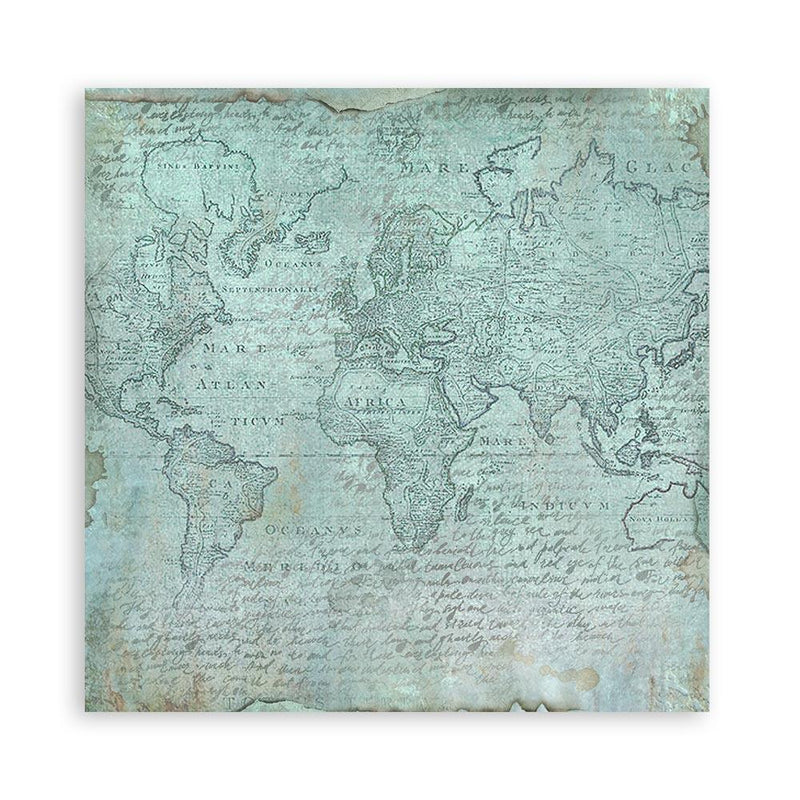 Scrapbooking Pad 10 Sheets 12"x12" - Around the World - Root & Company