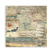 Scrapbooking Pad 10 Sheets 12"x12" - Around the World - Root & Company