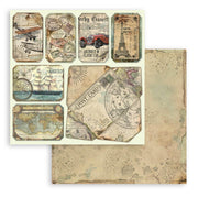 Scrapbooking Pad 10 Sheets 12"x12" - Around the World - Root & Company