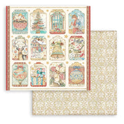 Scrapbooking Pad 10 Sheets 12"x12" - Christmas Greetings - Root & Company
