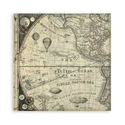 Scrapbooking Pad 10 sheets 12"x12" Maxi Background selection - Voyages Fantastiques - Root & Company