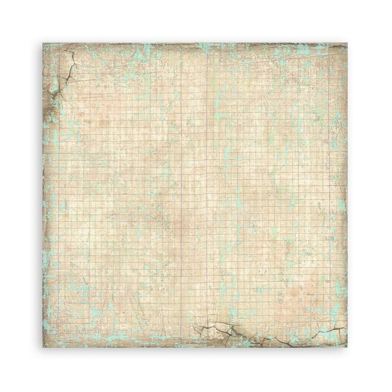 Scrapbooking Pad 10 sheets 12"x12" Maxi Background selection - Voyages Fantastiques - Root & Company