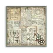 Scrapbooking Pad 10 sheets 12"x12" Maxi Background selection - Voyages Fantastiques - Root & Company
