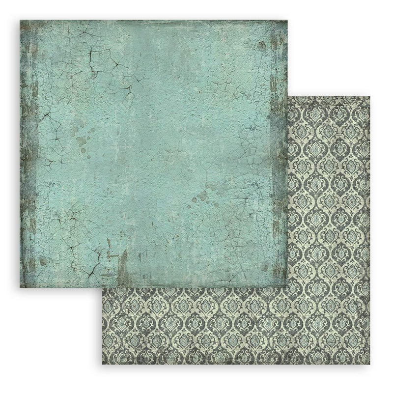 Scrapbooking Pad 10 sheets 12"x12" Maxi Background selection - Voyages Fantastiques - Root & Company