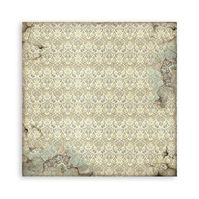 Scrapbooking Pad 10 sheets 12"x12" Maxi Background selection - Voyages Fantastiques - Root & Company