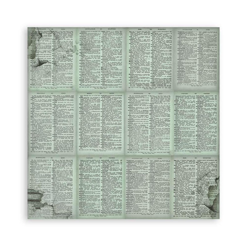 Scrapbooking Pad 10 sheets 12"x12" Maxi Background selection - Voyages Fantastiques - Root & Company