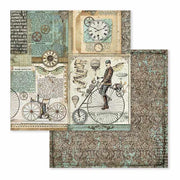 Scrapbooking Pad 10 sheets 8"x8" - Voyages Fantastiques - Root & Company