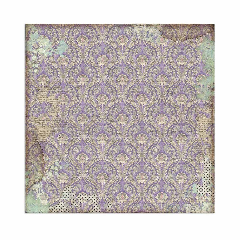 Scrapbooking Small Pad 10 Sheets 8"X8" Backgrounds Selection - Alice - Root & Company