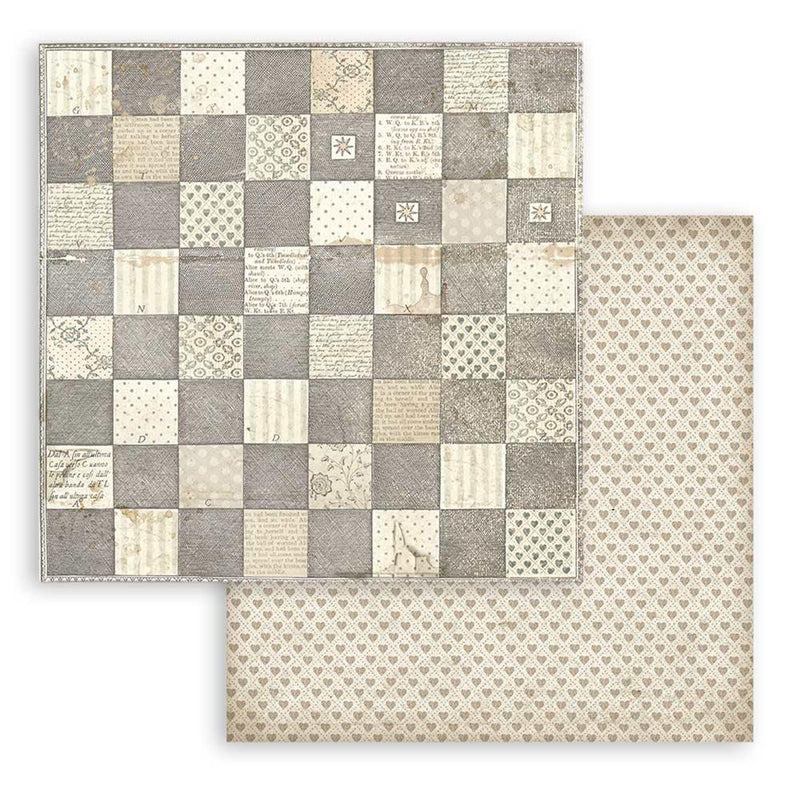 Scrapbooking Small Pad 10 Sheets 8"X8" Backgrounds Selection - Alice - Root & Company