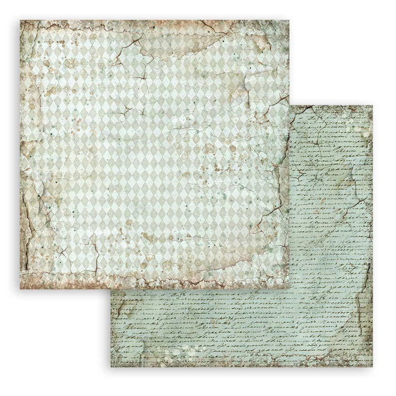 Scrapbooking Small Pad 10 Sheets 8"X8" Backgrounds Selection - Alice - Root & Company