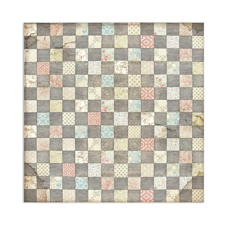 Scrapbooking Small Pad 10 Sheets 8"X8" Backgrounds Selection - Alice - Root & Company