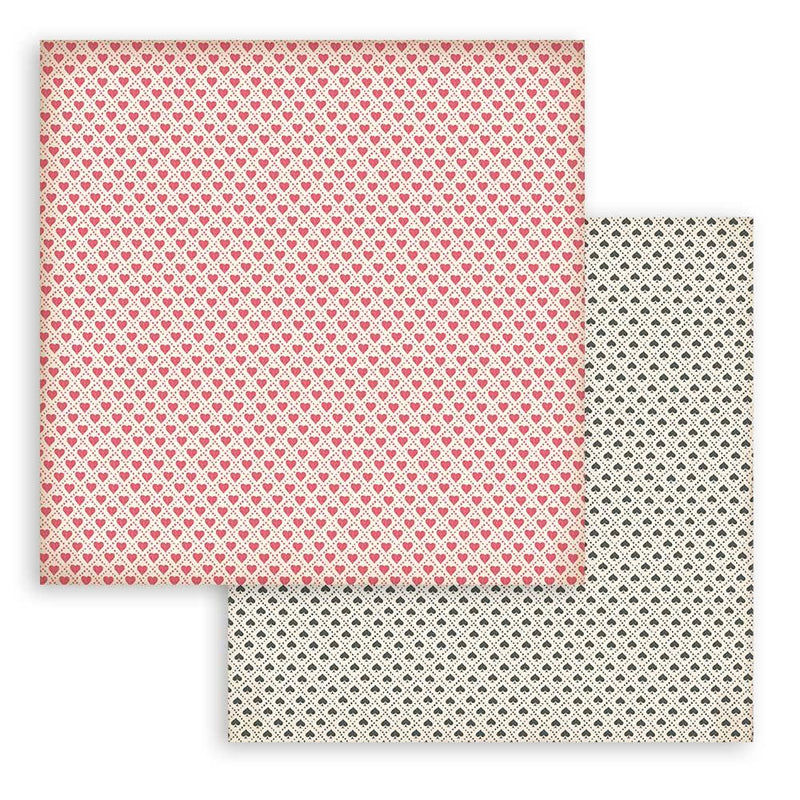 Scrapbooking Small Pad 10 Sheets 8"X8" Backgrounds Selection - Alice - Root & Company