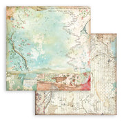 Scrapbooking Small Pad 10 Sheets 8"X8" Backgrounds Selection - Alice - Root & Company
