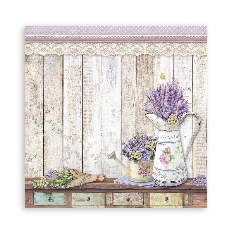 Scrapbooking Small Pad 10 sheets 8"X8" - Provence - Root & Company