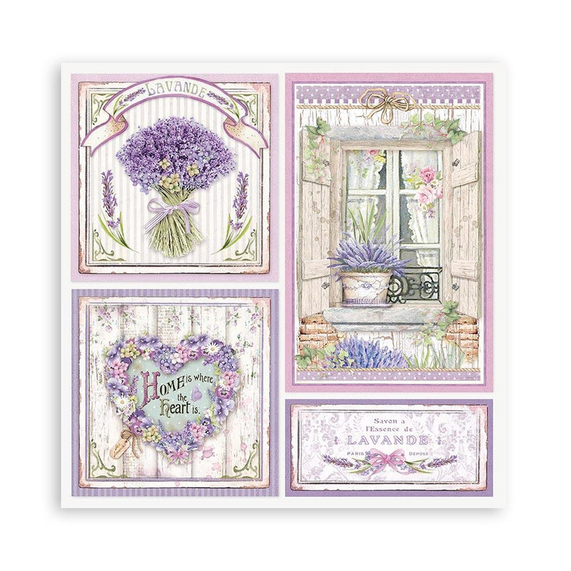 Scrapbooking Small Pad 10 sheets 8"X8" - Provence - Root & Company