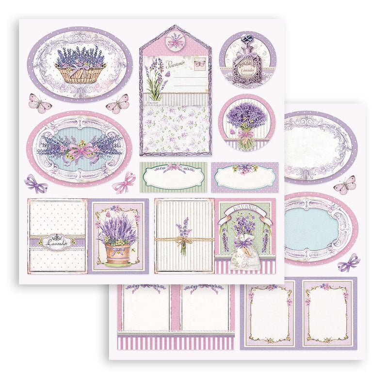 Scrapbooking Small Pad 10 sheets 8"X8" - Provence - Root & Company