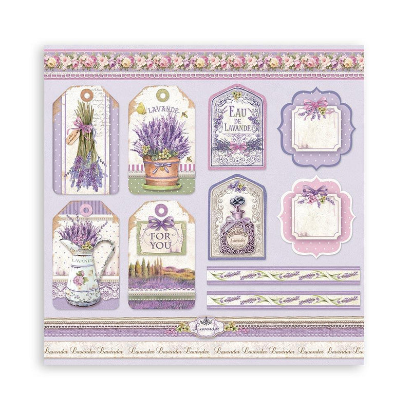 Scrapbooking Small Pad 10 sheets 8"X8" - Provence - Root & Company