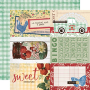 Simple Stories - Simple Vintage Berry Fields Collection - 12 x 12 Double Sided Paper - Root & Company