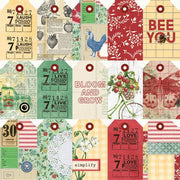 Simple Stories - Simple Vintage Berry Fields Collection - 12 x 12 Double Sided Paper - Root & Company