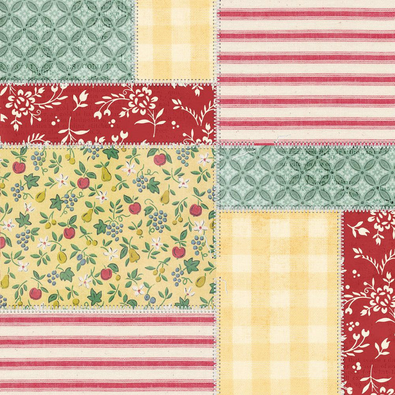 Simple Stories - Simple Vintage Berry Fields Collection - 12 x 12 Double Sided Paper - Root & Company