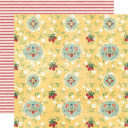 Simple Stories - Simple Vintage Berry Fields Collection - 12 x 12 Double Sided Paper - Root & Company