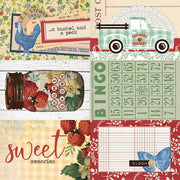 Simple Stories - Simple Vintage Berry Fields Collection - 12 x 12 Double Sided Paper - Root & Company