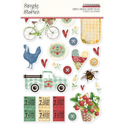 Simple Stories - Simple Vintage Berry Fields Collection - Sticker Book - Root & Company
