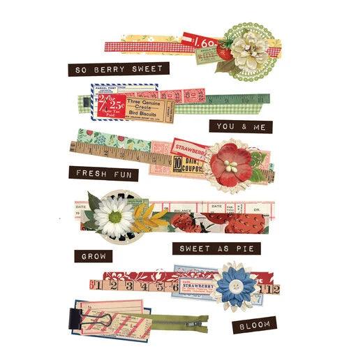 Simple Stories - Simple Vintage Berry Fields Collection - Sticker Book - Root & Company