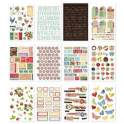 Simple Stories - Simple Vintage Berry Fields Collection - Sticker Book - Root & Company