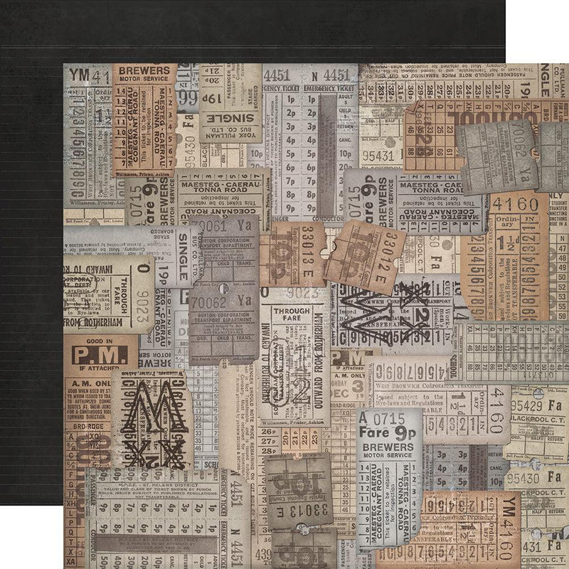 Simple Stories - Simple Vintage Essentials Collection - 12 x 12 Double Sided Paper - Vintage Tidbits - Root & Company