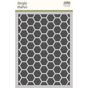 Simple Stories - Simple Vintage Spring Garden Collection - Stencil - Honeycomb - Root & Company