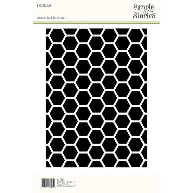 Simple Stories - Simple Vintage Spring Garden Collection - Stencil - Honeycomb - Root & Company