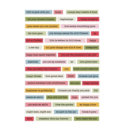 Simple Stories - Simple Vintage Spring Garden Collection - Sticker Book - Root & Company