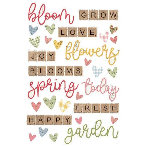 Simple Stories - Simple Vintage Spring Garden Collection - Sticker Book - Root & Company