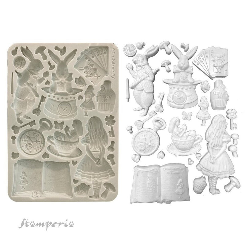 Stamperia - Alice In Christmas - Moulds - Alice In Christmas