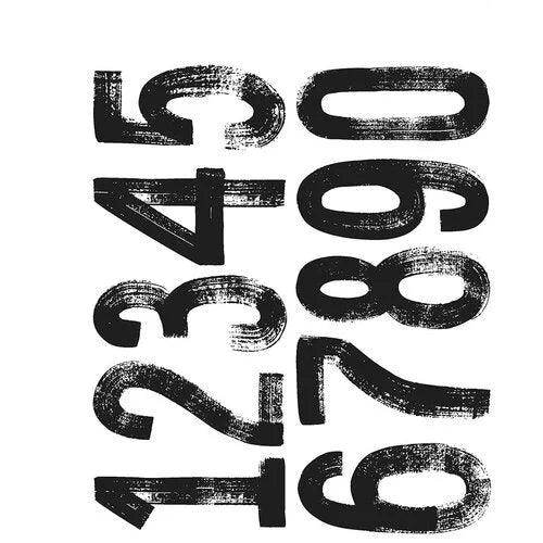 Stampers Anonymous - Tim Holtz - Cling Mounted Rubber Stamps - Paint by Number - Root & Company