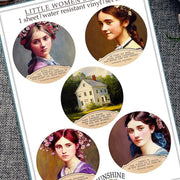 Sticker Sheet - Little Women - Louisa May Alcott - Root & Company