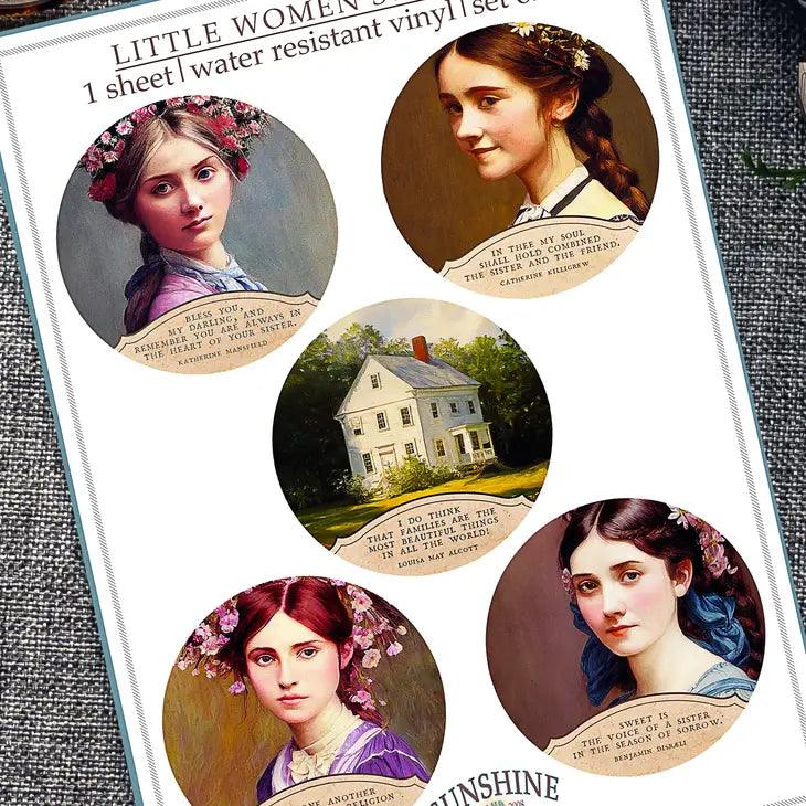 Sticker Sheet - Little Women - Louisa May Alcott - Root & Company