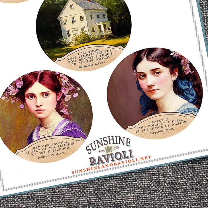 Sticker Sheet - Little Women - Louisa May Alcott - Root & Company