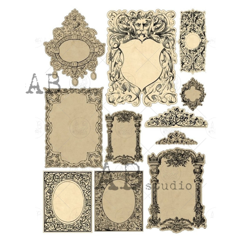 ABstudio - Paper Sticker Sheet - No. 0020