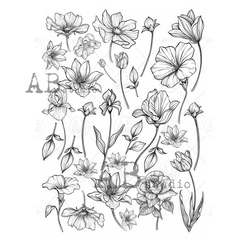 ABstudio - Paper Sticker Sheet - No. 0023